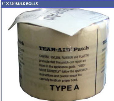 TEAR-AID® Mattress Cover Repair Roll (3"x30')